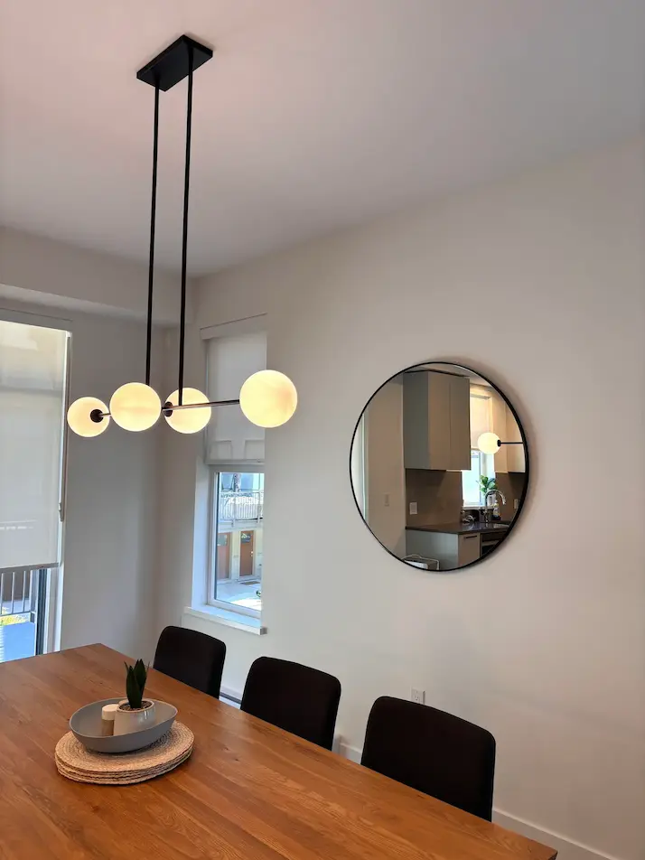 Professional cleaner organizing a modern home